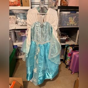 Disney Store Frozen Elsa Costume Dress – Size 5/6 – Excellent Condition